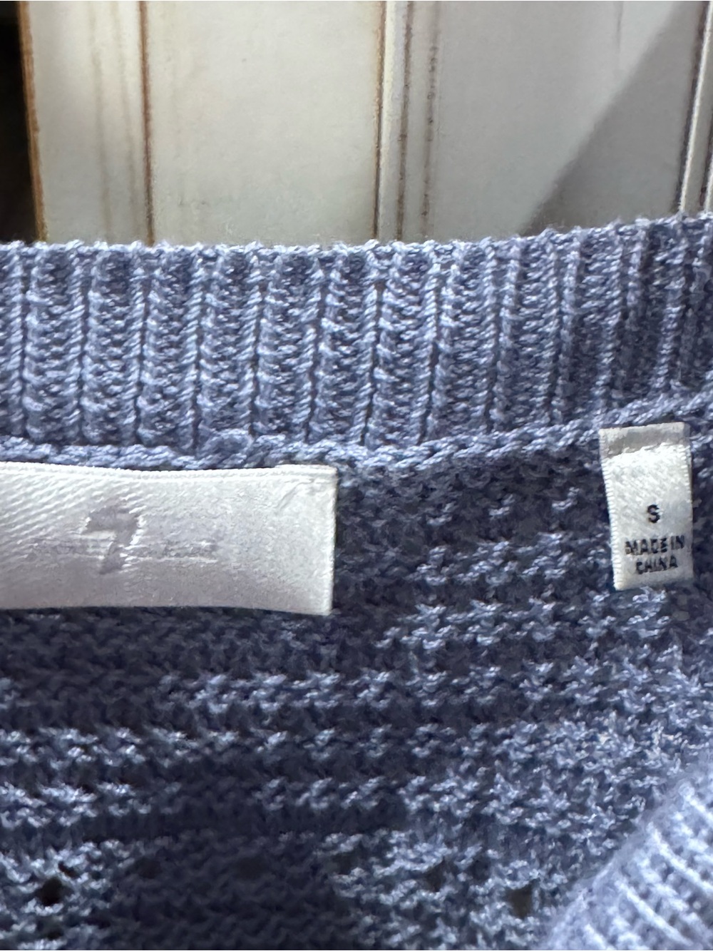 Lavender Ruffle Knit Tank Top (cropped) - Picture 3 of 3